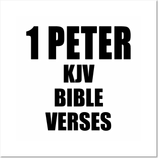 1 PETER KJV BIBLE VERSES Posters and Art